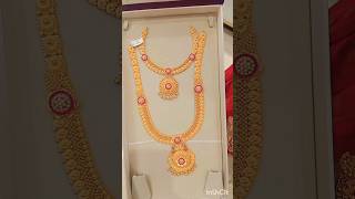 10 savaran gold jewellery set ❤️‍🔥#goldjewellery#marriage#thalichain#saravanaelitegold#gold#wedding