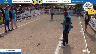 8e PUCCINELLI vs T MOLINAS : Mondial la Marseillaise à pétanque 2020