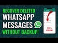 How To Recover Deleted WhatsApp Messages Without Backup