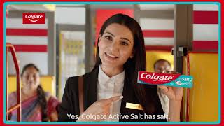 Colgate Active Salt - Samantha Akkineni shares uppin gynanam (Tamil)