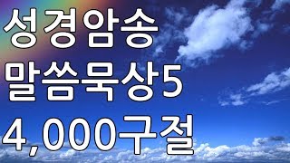 성경암송 말씀묵상 은혜로운 성경요절 4,000구절-5