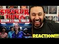 STRANGER THINGS | Season 3 | FINAL TRAILER - REACTION!!!