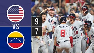 Resumen Estados Unidos vs Venezuela | Clásico Mundial 2023 18-mar