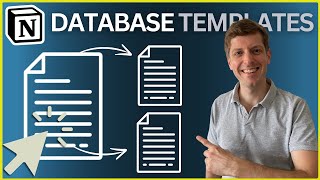 HOW TO Create NOTION Database Templates | Simple TUTORIAL