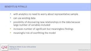 Using Learning Analytics: The Benefits and Pitfalls