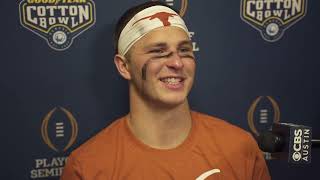 Michael Taaffe locker room interview after loss to Ohio State in Cotton Bowl