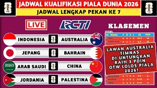 RESMI! Jadwal Kualifikasi Piala Dunia 2026 - Indonesia vs Australia - Kualifikasi Piala Dunia 2026