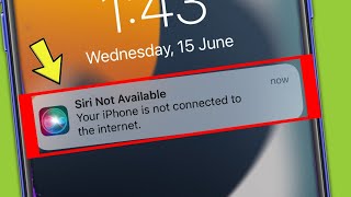 iPhone Siri Not Available Your iPhone is not connected to the internet Problem Solved