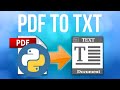 How To Extract Text From PDF Using Python | Python PyPDF2 API | All In One Code