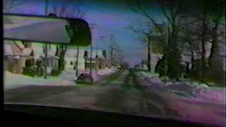 (Before Veterans Parkway)  Peach Ave. in Marshfield, Wisconsin on Dec. 25, 1984