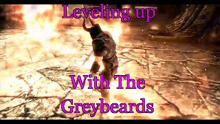 Skyrim Leveling up with the grey beards