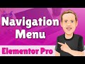 Elementor Pro Nav Menu Widget