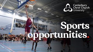 Get involved in Sports at Canterbury Christ Church University