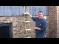 how to use a fire escape ladder