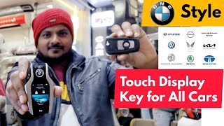 Convert Your Car Key Into BMW Style Touchscreen Smart Key ✅ 2023 mind blowing Features  @carkhana