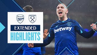 Extended Highlights | Huge Back-To-Back Wins For The Hammers | Arsenal 0-2 West Ham | Premier League