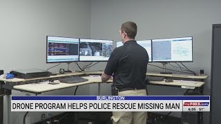 Drone program helps Burlington police rescue missing man