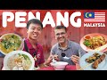 BEST EVER Penang Street Food Tour in Malaysia 🇲🇾 I Nasi Kandar + Loh Bak + Char Hor Fun + Ais Kacang