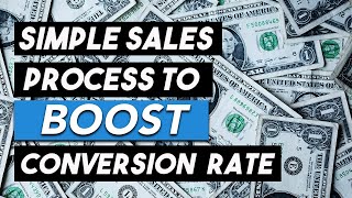 Simple sales process to boost conversion rate | Sales template for entrepreneurs