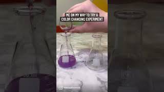 Amazing pH color changing Chemistry science Experiment