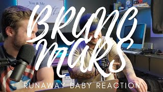 BRUNO MARS - RUNAWAY BABY - LIVE - REACTION