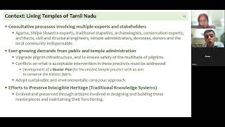 Challenges in Structural Conservation of Living Temples in India: Prof Arun Menon (part 2 of 3)