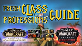 World of Warcraft Classic Fresh Class Profession Guide | WoW Hardcore Anniversary