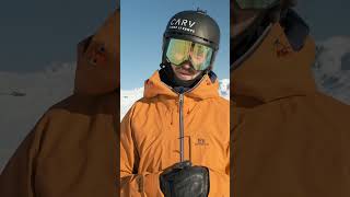 How to Make Short Turn on Skis from Carved Turns #shorts