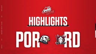 Portland Winterhawks at Red Deer Rebels 10/27 | WHL Highlights 2023-24