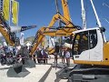 liebherr excavators with quick coupler at intermat 2015