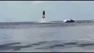 Flyboarding on Lake Winnebago