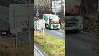 Two trucks one red car carrier in highway Uk 🔥🔥 | #shortsvideo | #automobile | #train