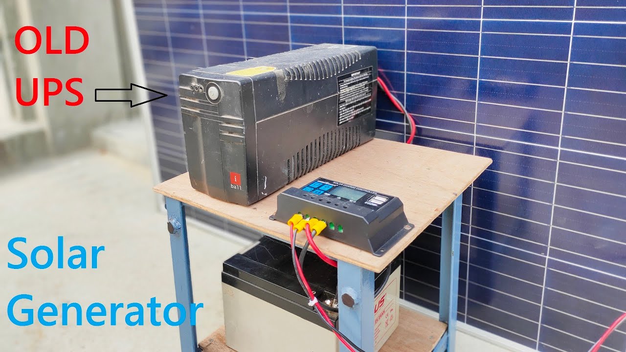 Diy Solar Generator Youtube