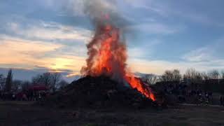 Osterfeuer 2018 in Essen Steele