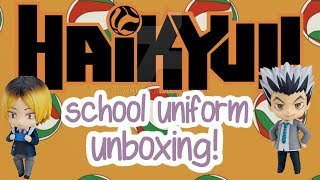 Haikyuu School Uniform Unboxing