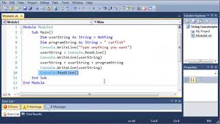 Visual Basic Tutorial 18 Concatenate Strings
