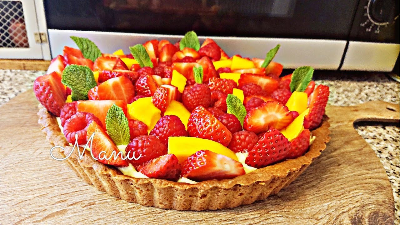 Tarte Aux Fruits 🍓 Et Creme Patissiere - YouTube