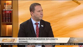 Napindító – Biden és Putyin beszéde diplomata szemmel (2023-02-23) - HÍR TV