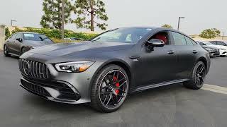 Mercedes-Benz GT 53 2023 Graphite Grey Magno (Matte) MANUFAKTUR with Red Pepper/Napa Black Interior