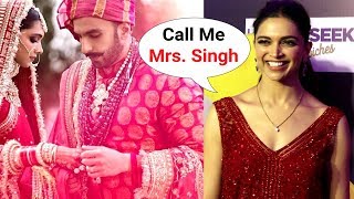 Deepika Padukone FIRST INTERVIEW After Marriage With Ranveer Singh
