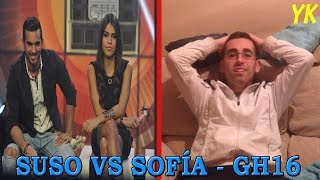 Expulsión Sofía vs Suso GH16 - Reacción