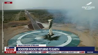 Watch Bezos' Blue Origin rocket land safely back on earth | LiveNOW from FOX