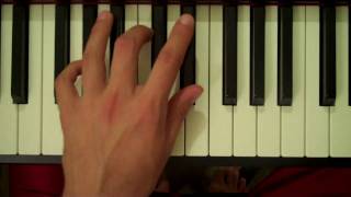 How To Play an A Major Chord on Piano (Left Hand)
