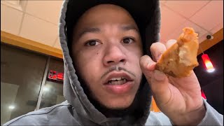 Eating Popeyes blackened chicken tenders for the first time