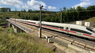 Bahnverkehr im Thüringer Wald (Neubaustrecke VDE 8.1 Erfurt-Ebensfeld)