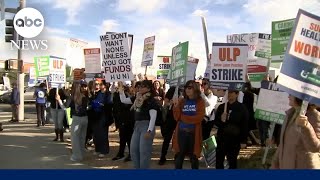 More than 31,000 nurses, health care workers strike at Kaiser Permanente