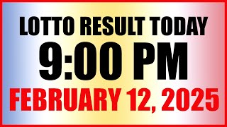 Lotto Result Today 9pm Draw February 12, 2025 Swertres Ez2 Pcso