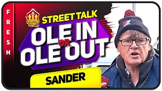 OLE IN OR OLE OUT? Manchester United Fans REACT | Sander on The Street