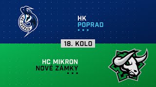 18.kolo HK Poprad - HC Mikron Nové Zámky HIGHLIGHTS