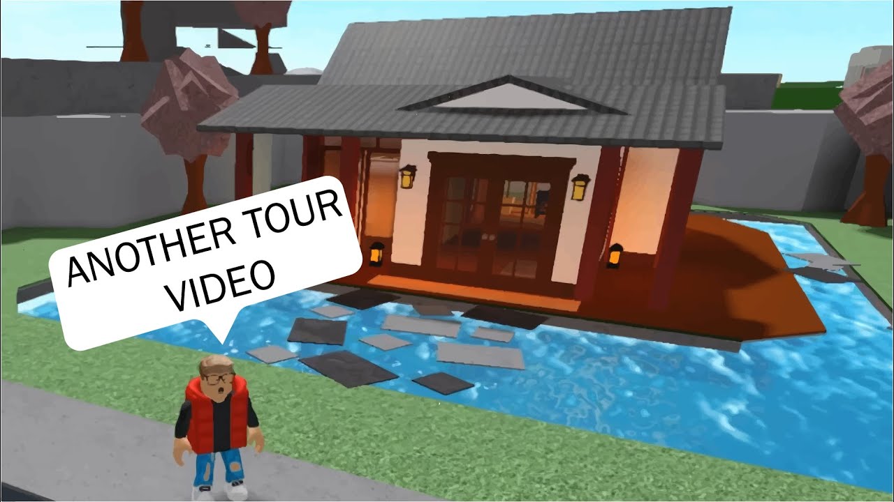 Japanese Styled Home In Bloxburg Tour - YouTube